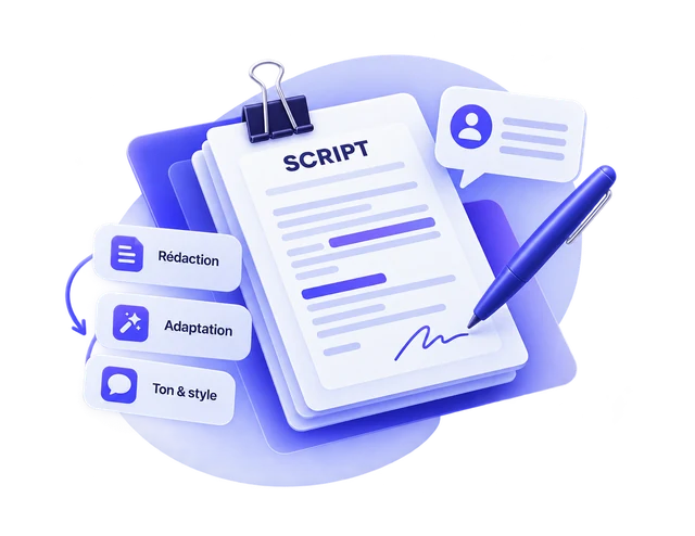 Création ou adaptation du script de la formation